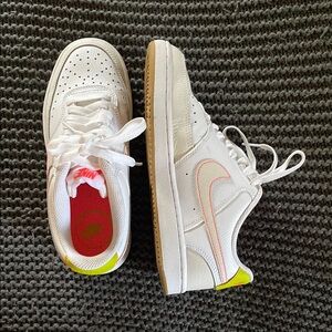 Nike Court Vision with Neon Accents